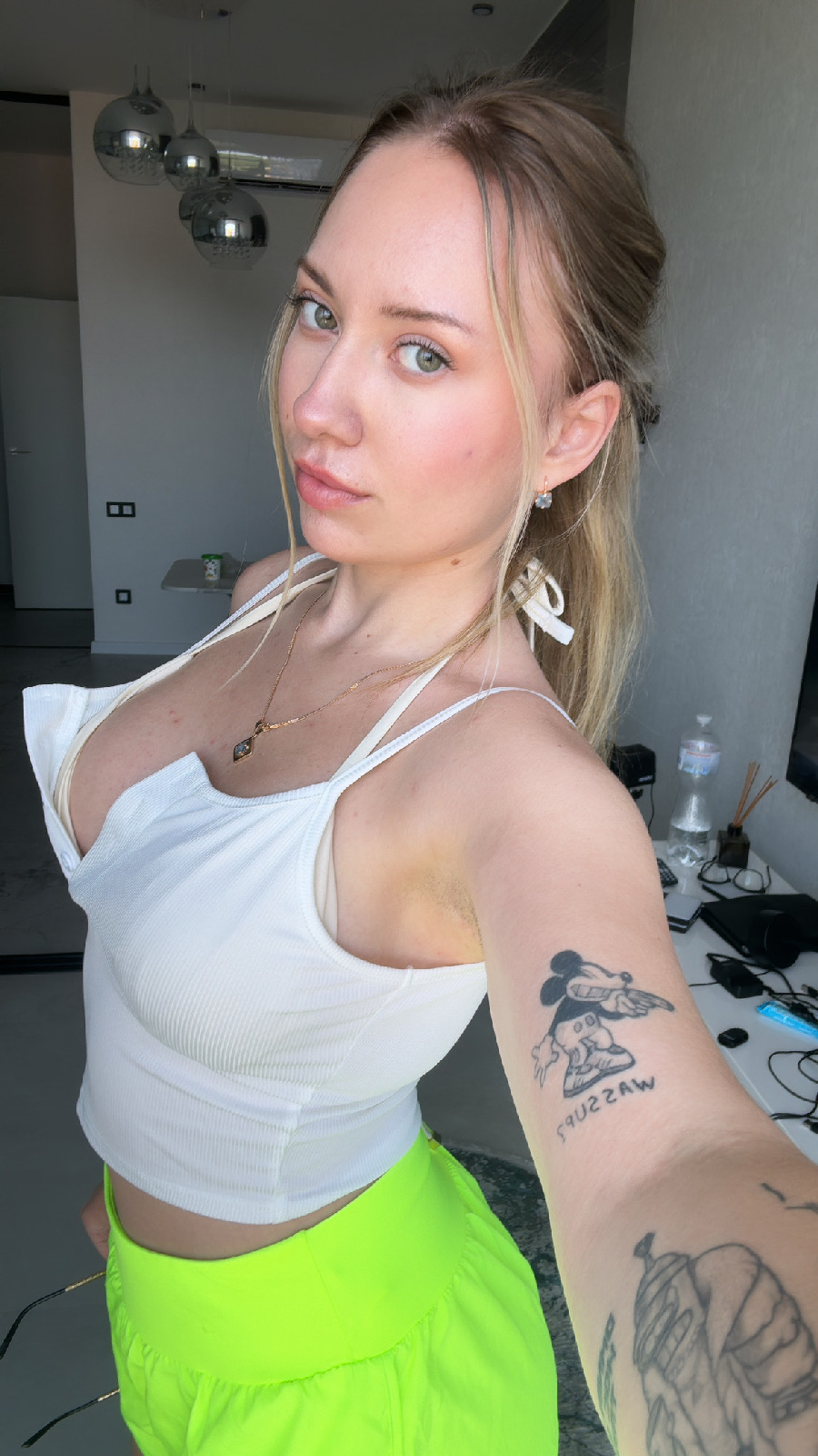 KateV in her underwear in Isfahan