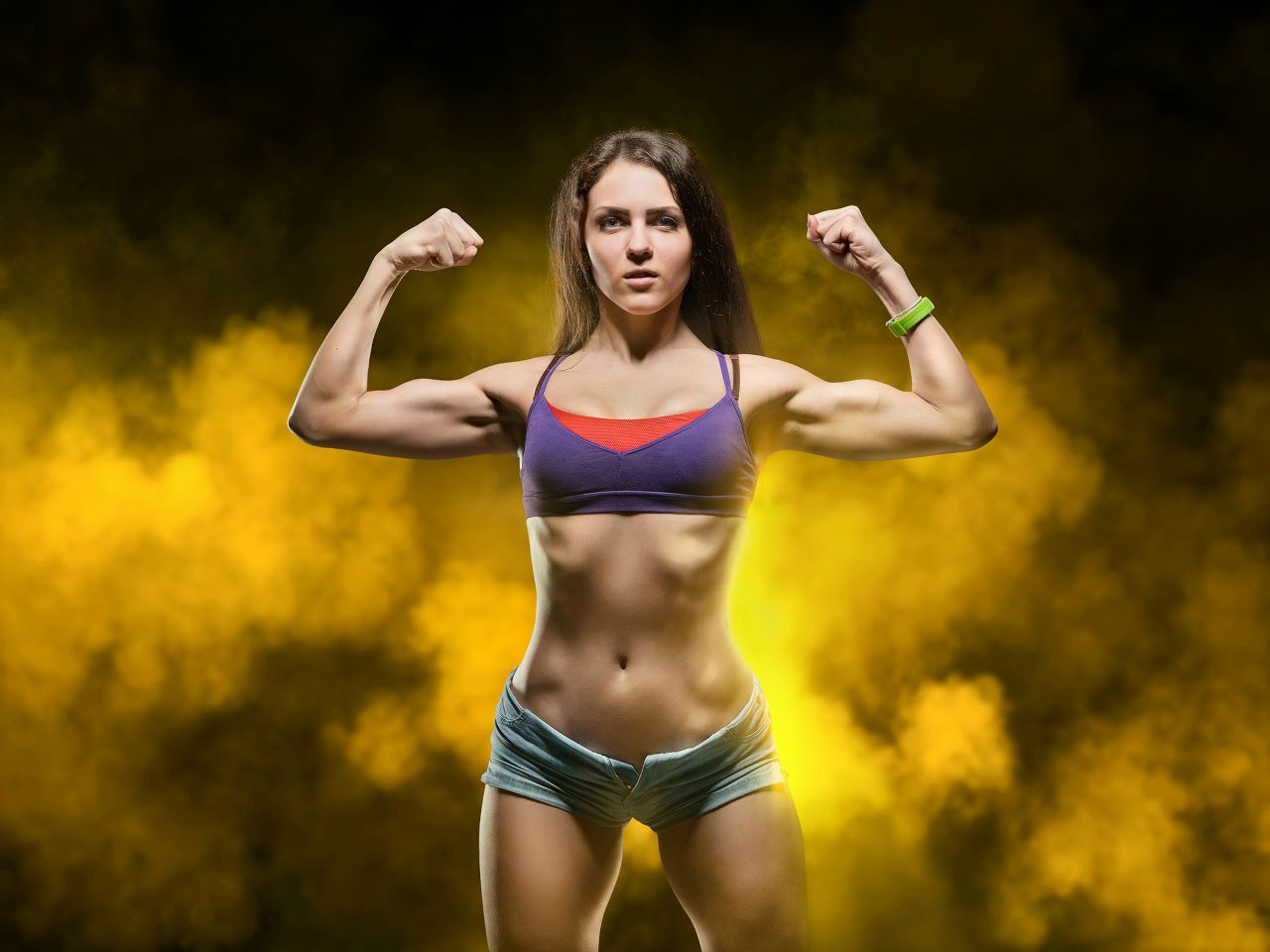 Athletic girls in Isfahan